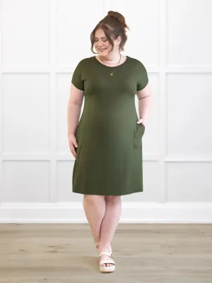Aleeza t-shirt dress with pockets