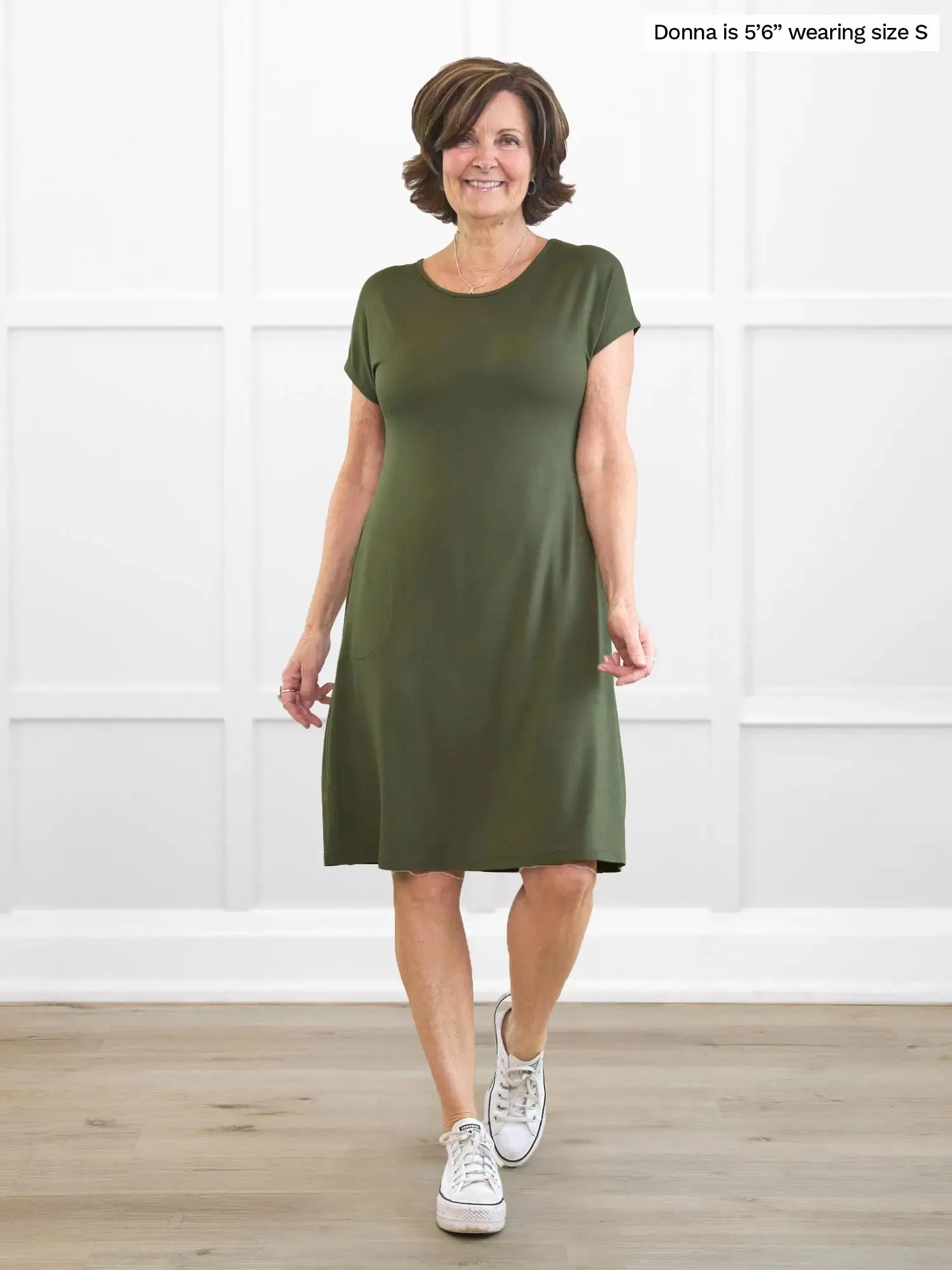 Aleeza t-shirt dress with pockets