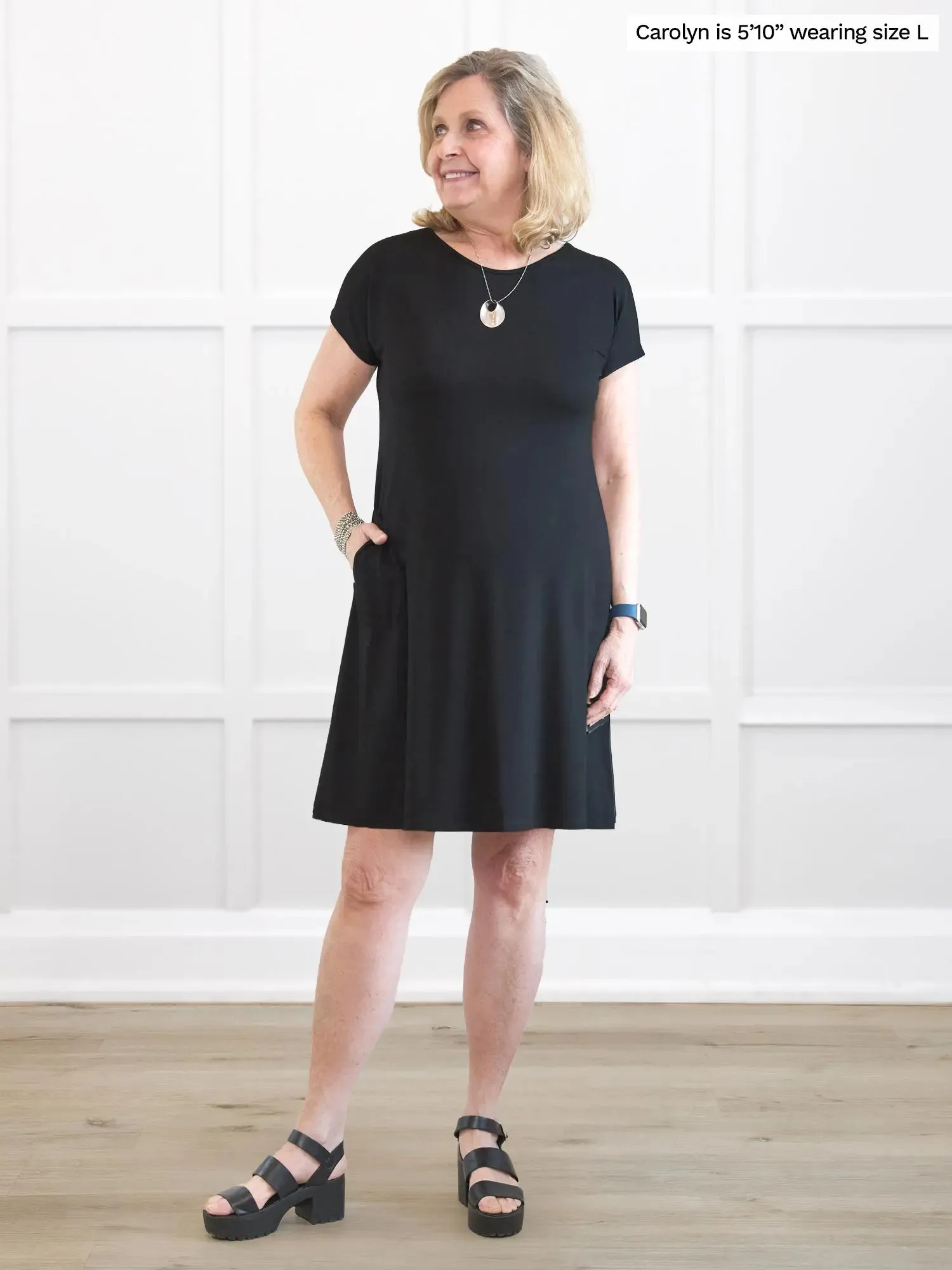 Aleeza t-shirt dress with pockets