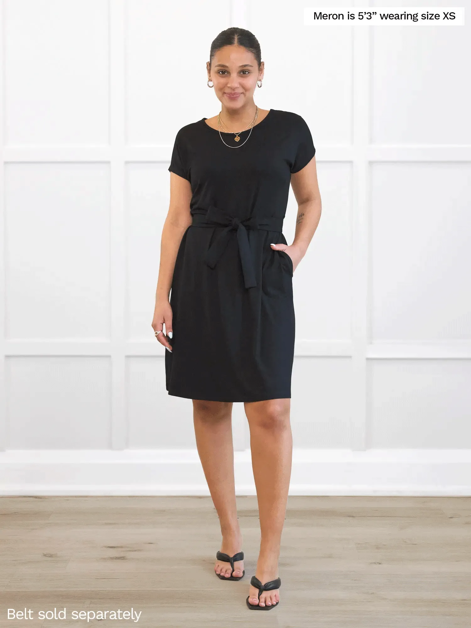 Aleeza t-shirt dress with pockets
