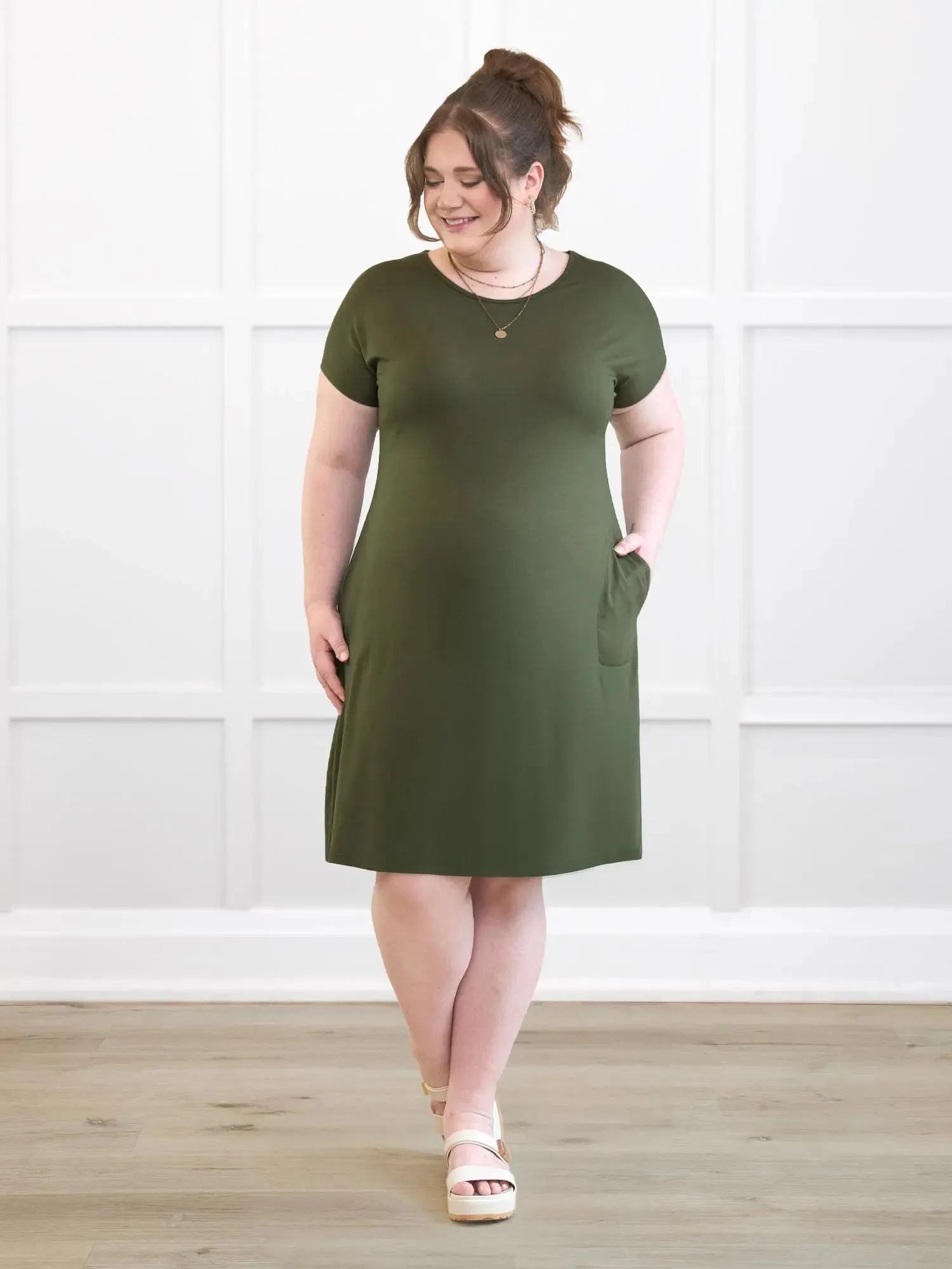 Aleeza t-shirt dress with pockets