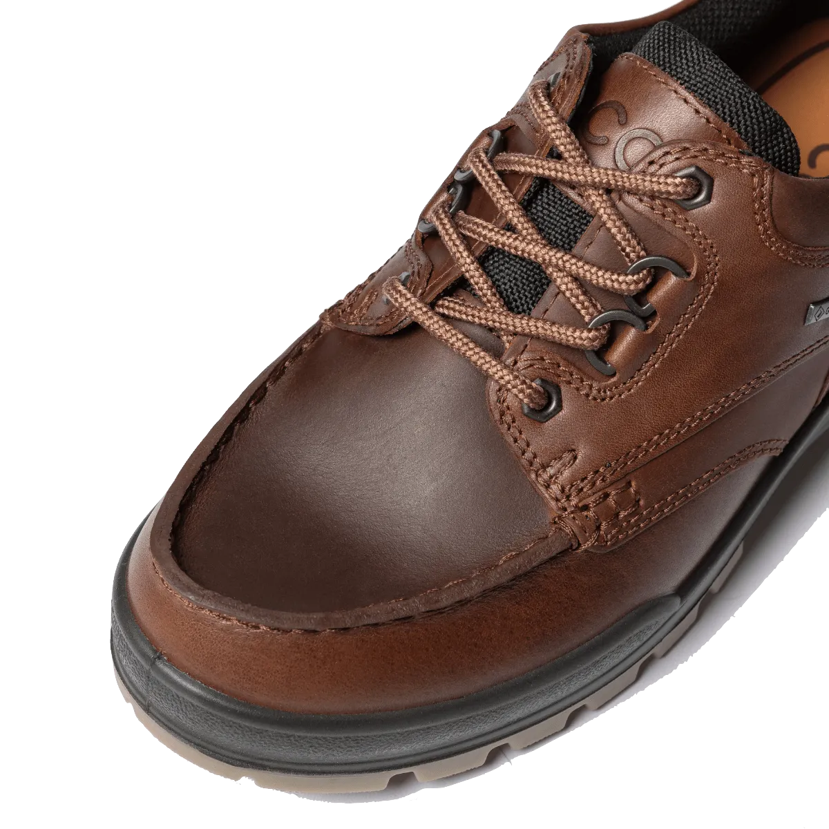 Allacciata Ecco Track 25M Pelle Goretex Bison