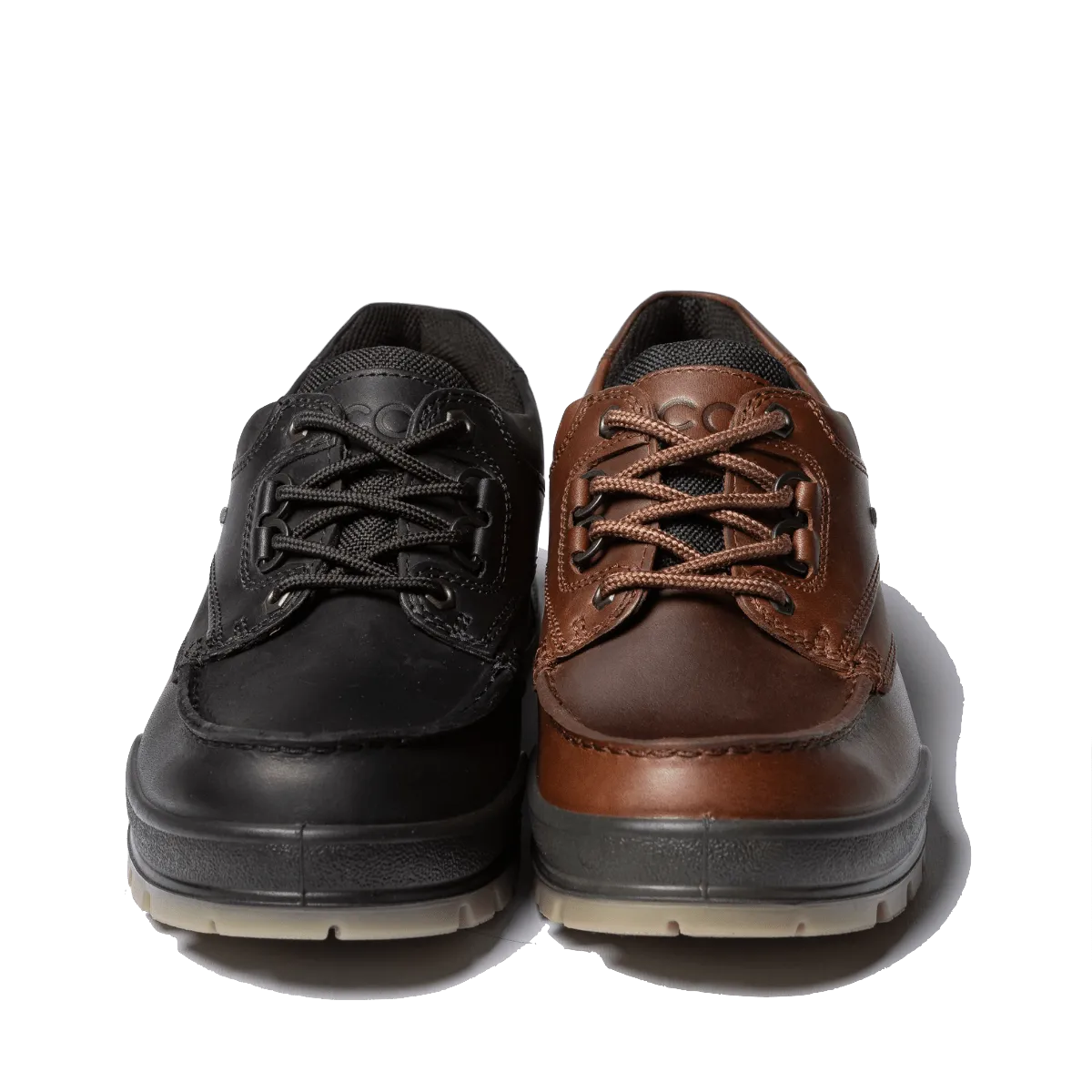 Allacciata Ecco Track 25M Pelle Goretex Bison