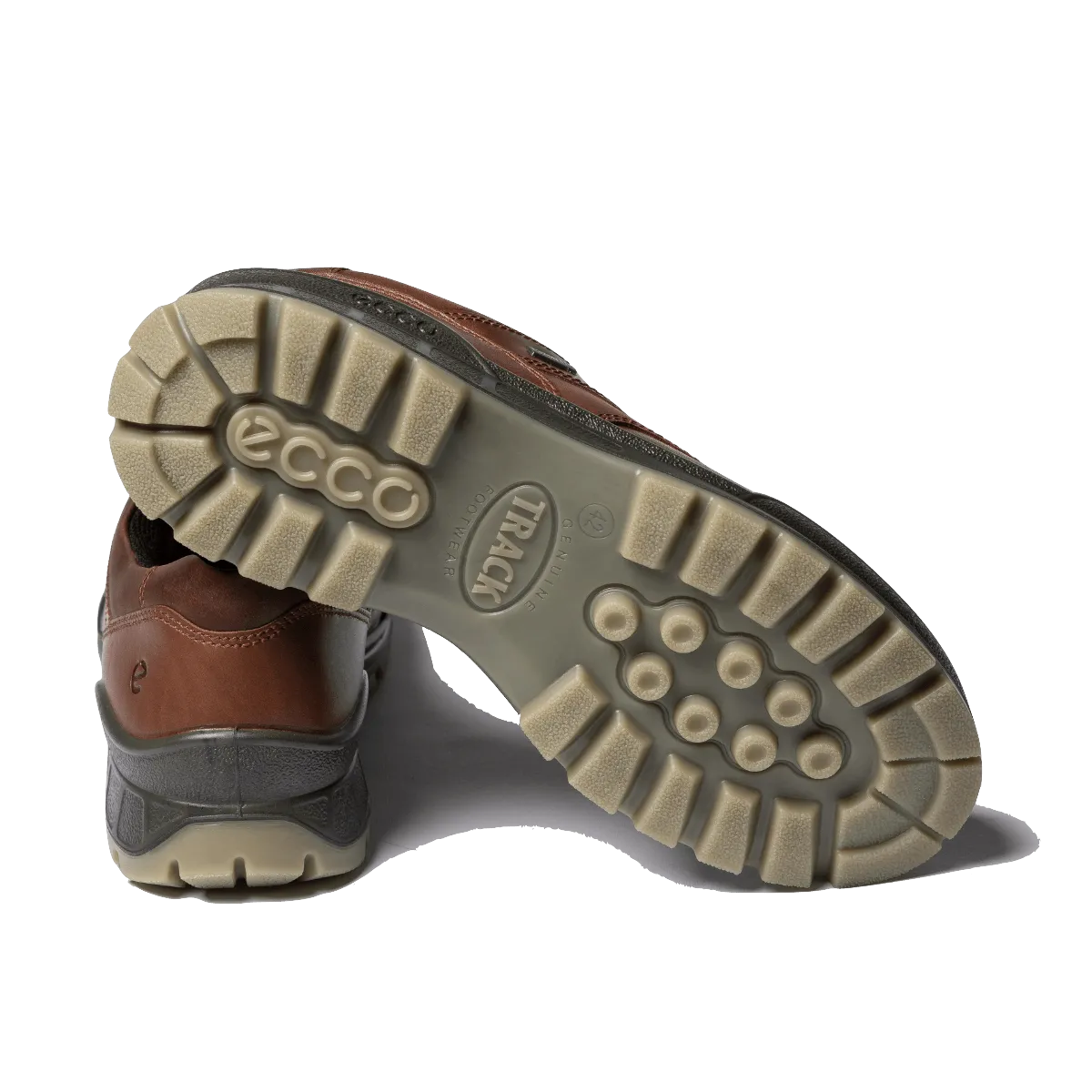 Allacciata Ecco Track 25M Pelle Goretex Bison