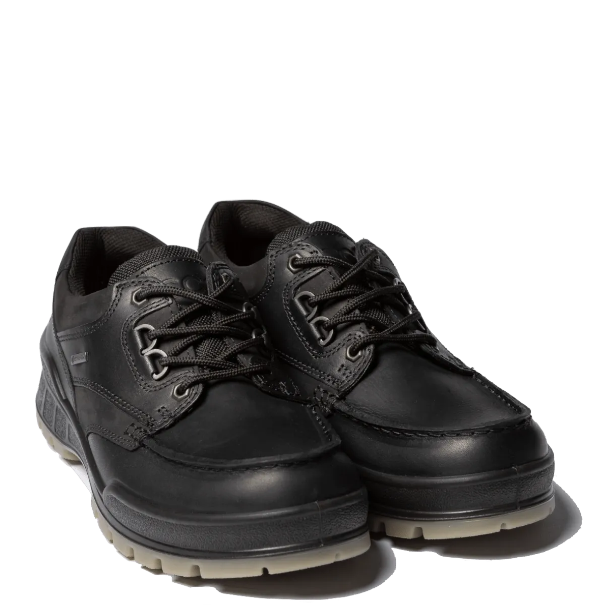Allacciata Ecco Track 25M Pelle Goretex Nero
