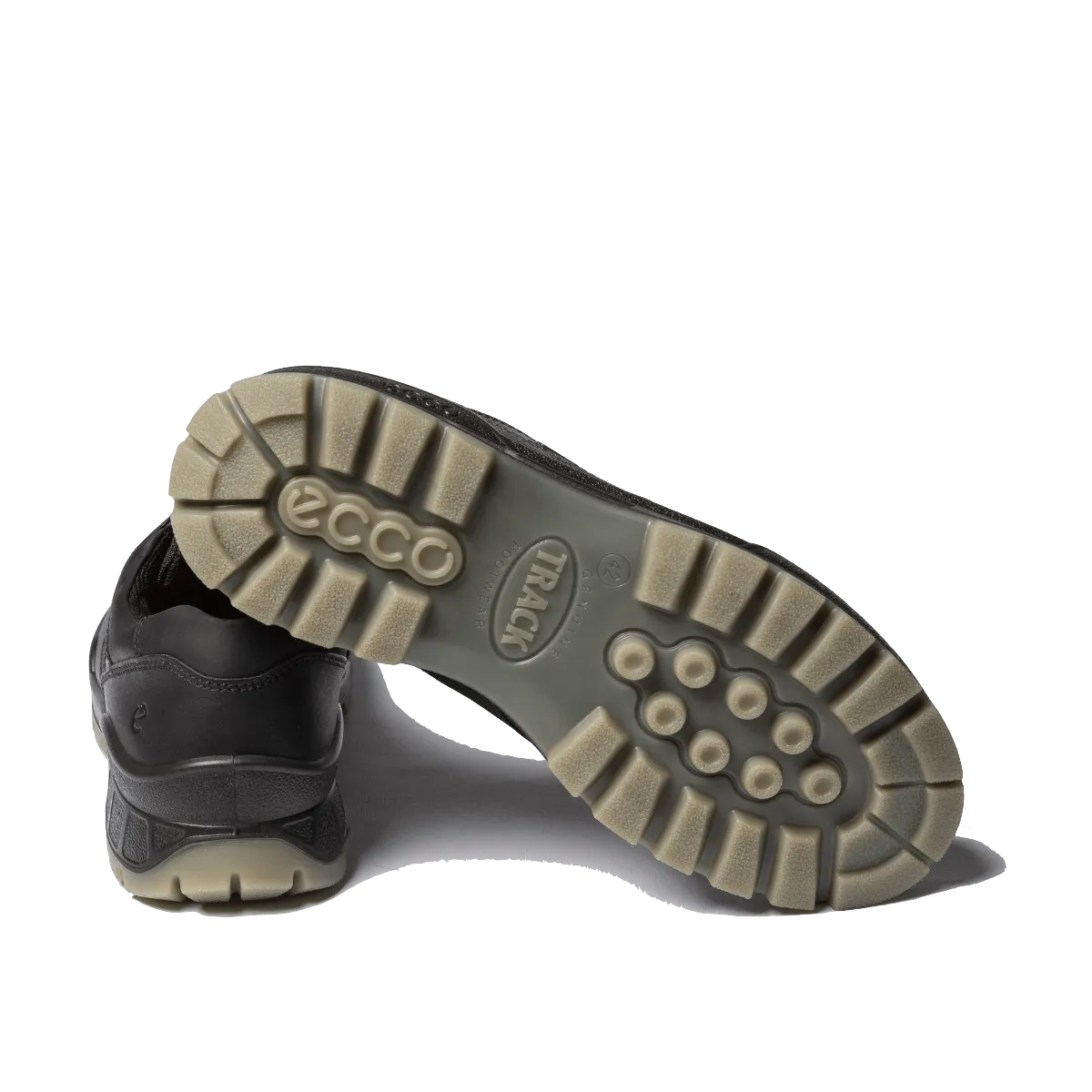 Allacciata Ecco Track 25M Pelle Goretex Nero