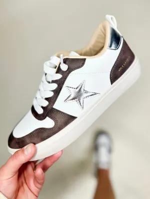 Aura Sneakers - Brown Silver