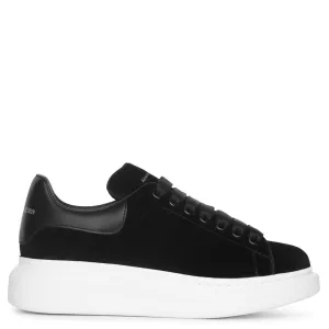 Black velvet classic sneakers