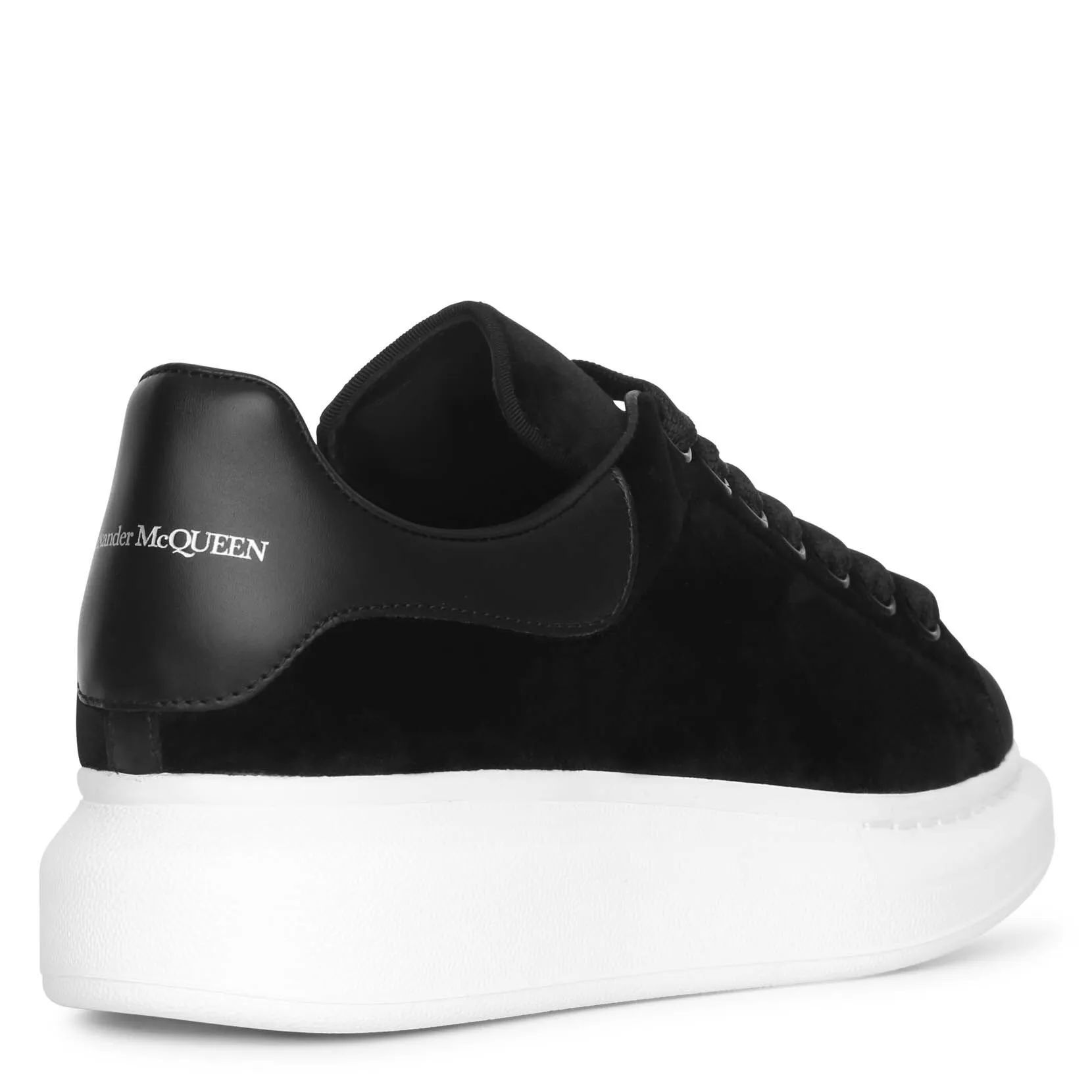 Black velvet classic sneakers