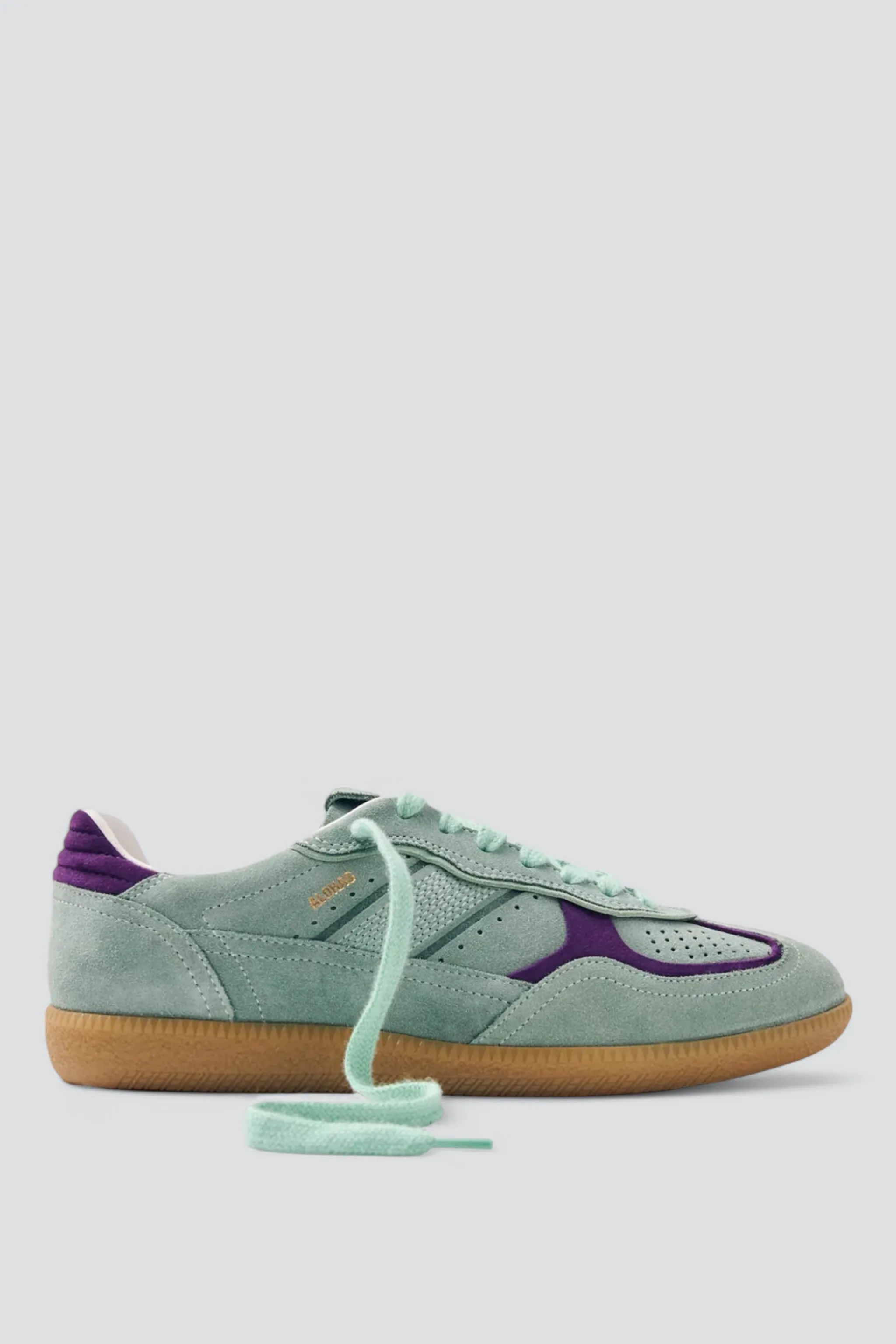Blue Leather Tb.490 Rife Sneakers