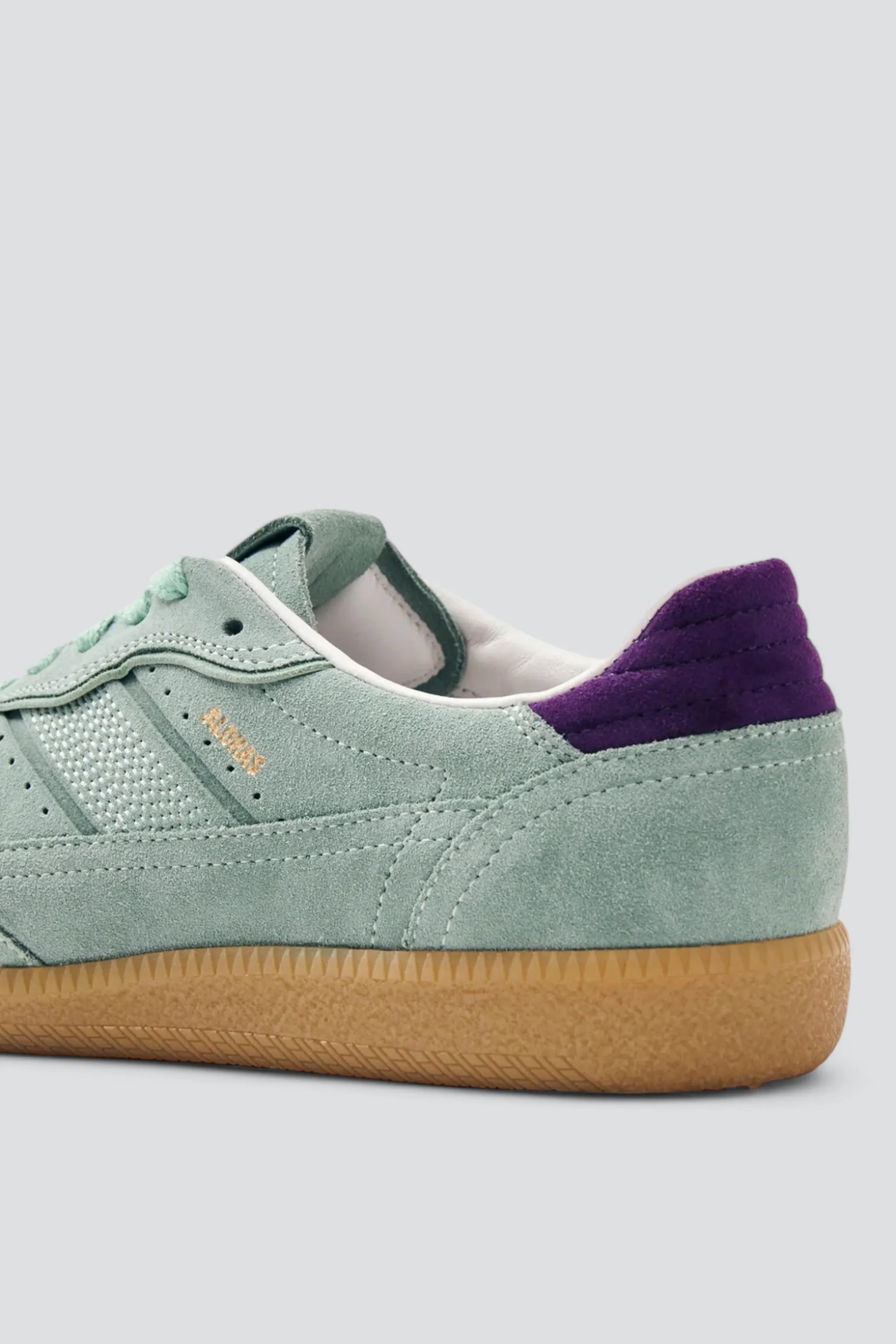 Blue Leather Tb.490 Rife Sneakers