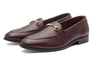 Charma Buckle Loafers – Cherry