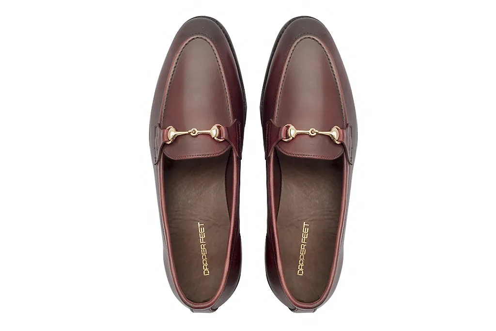 Charma Buckle Loafers – Cherry