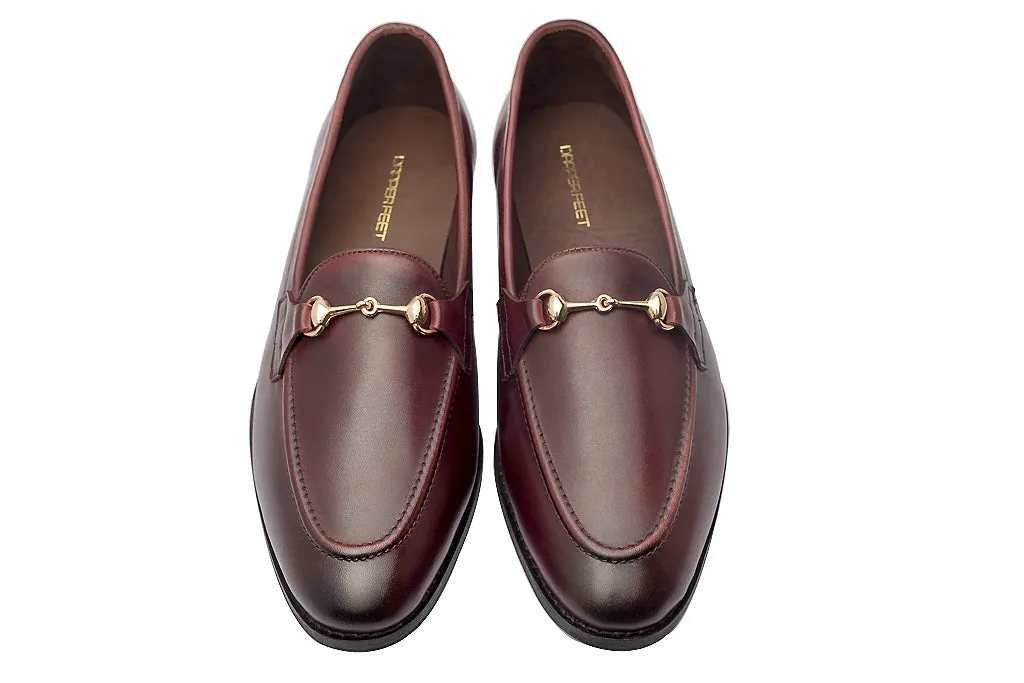 Charma Buckle Loafers – Cherry