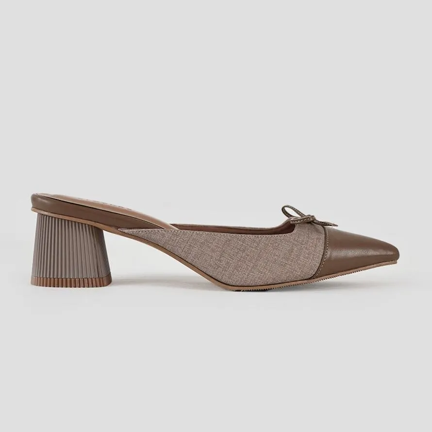 Dania Heels In Taupe