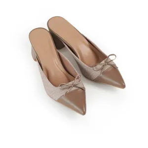 Dania Heels In Taupe