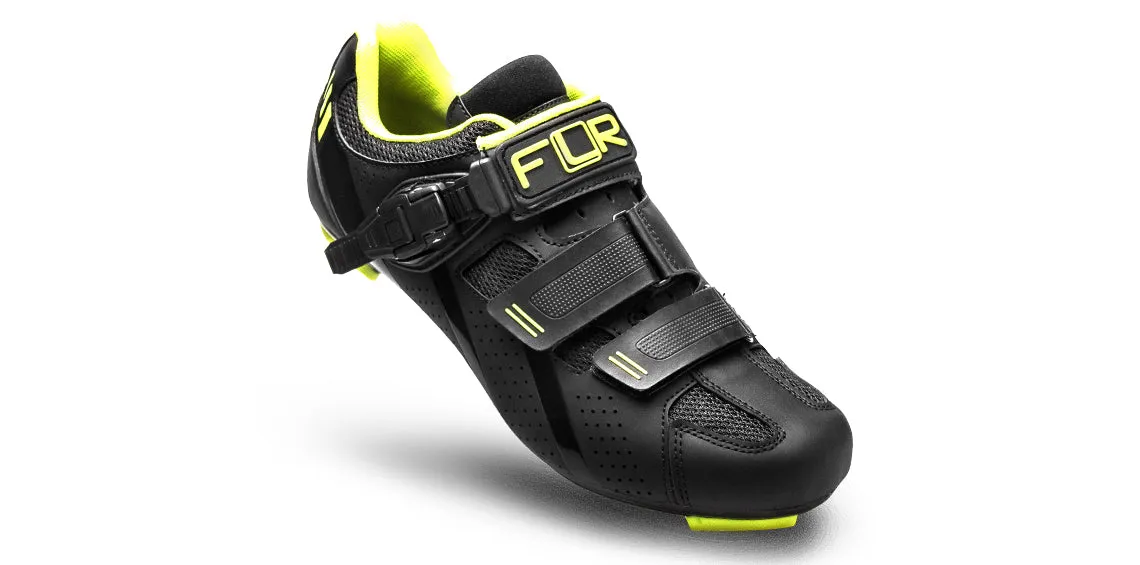 FLR F-15 High Performance Shoes - Black/N.Yellow