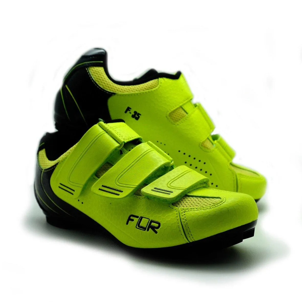 FLR F-35 Road Shoes - Neon Yellow