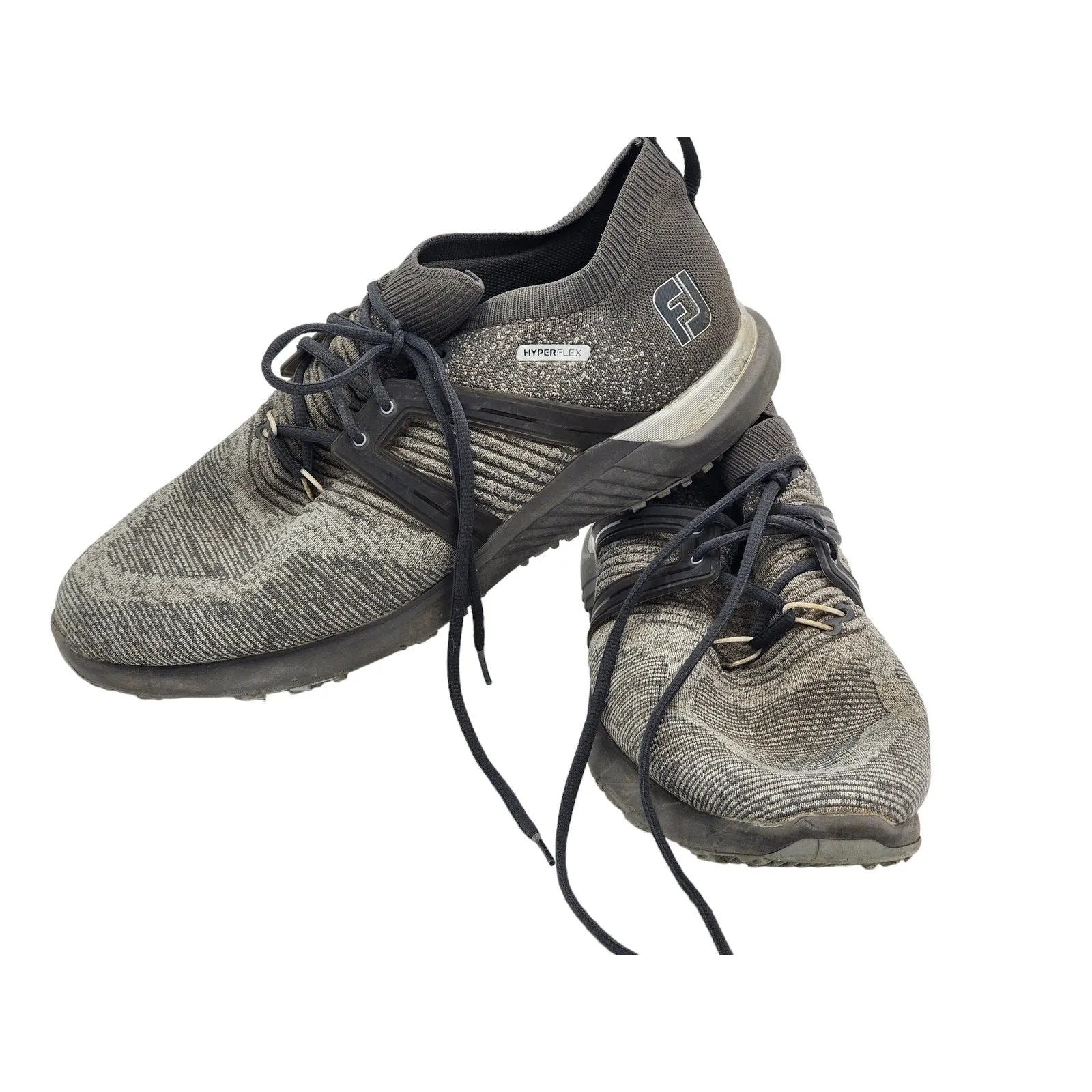 FootJoy Golf Shoes Mens Size 14W Hyper Flex Cleats 51081 Gray Knit Lightweight
