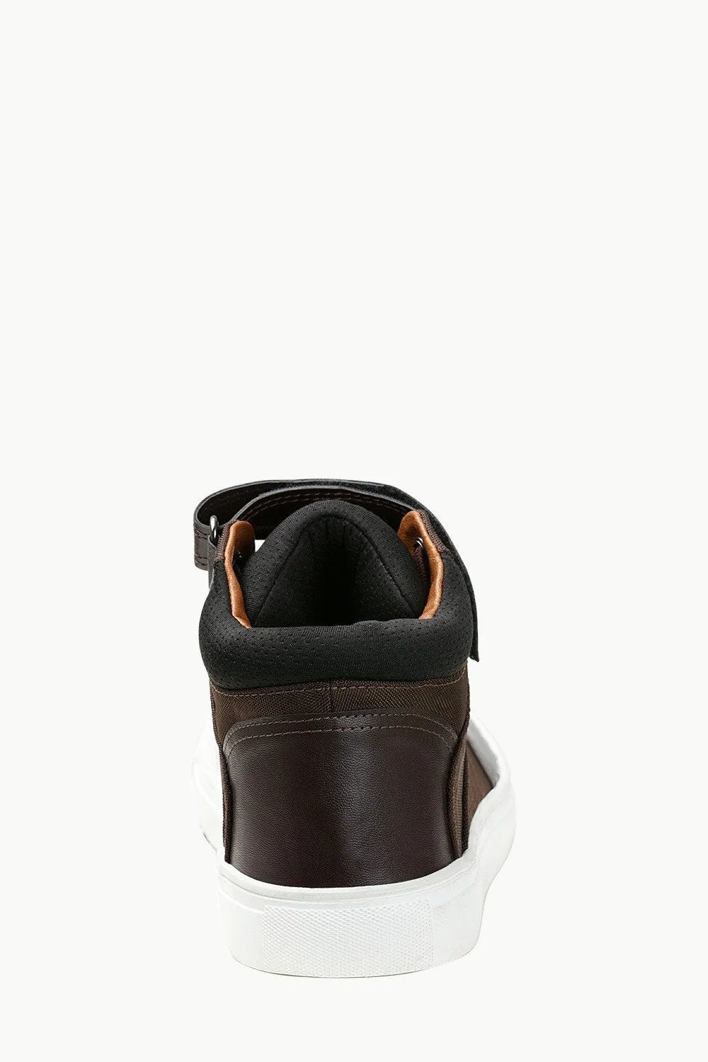 High Ankle Brown Laceup Plimsolls