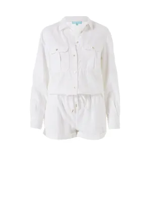 Honour White Romper
