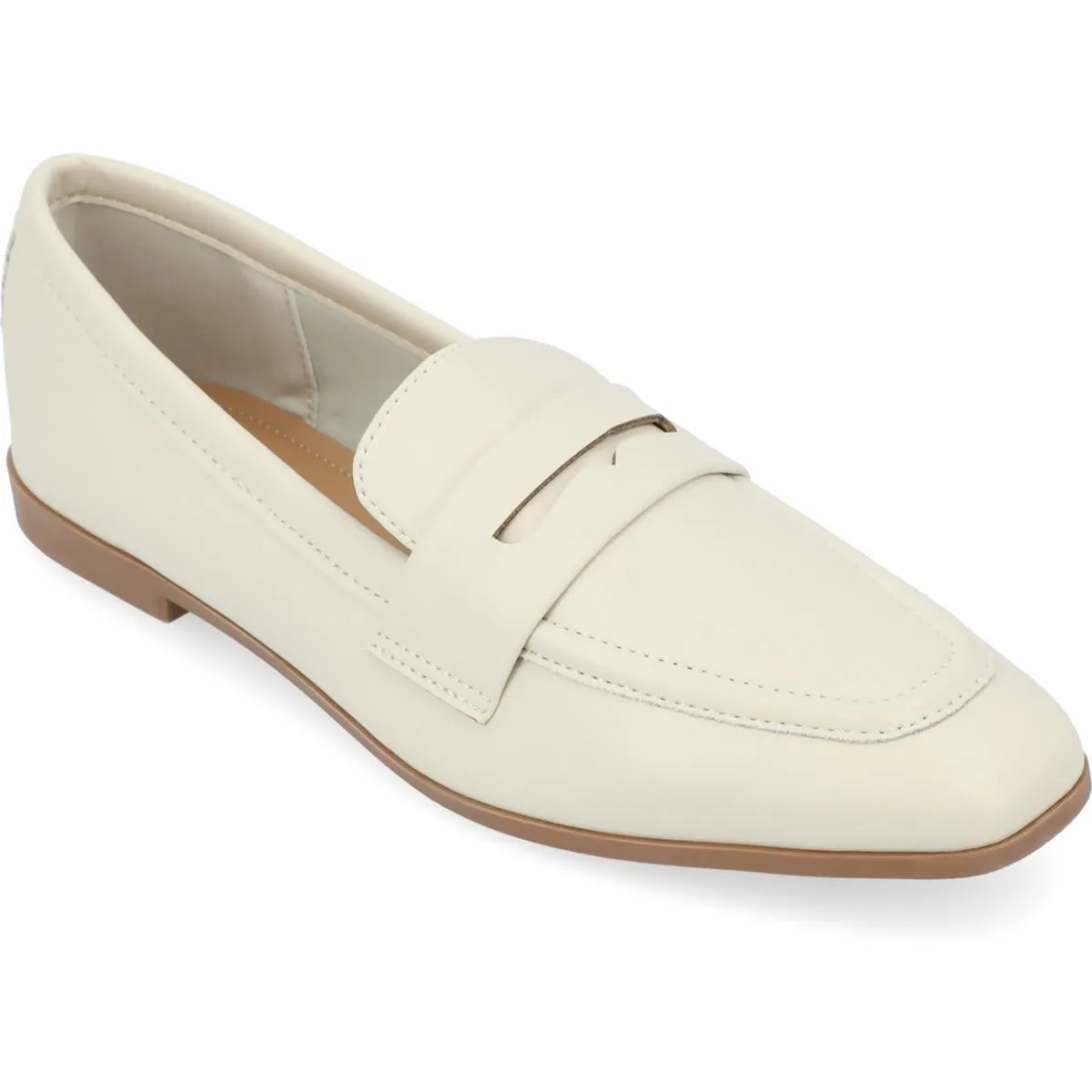 Journee Collection Womens Myeesha Faux Leather Loafers