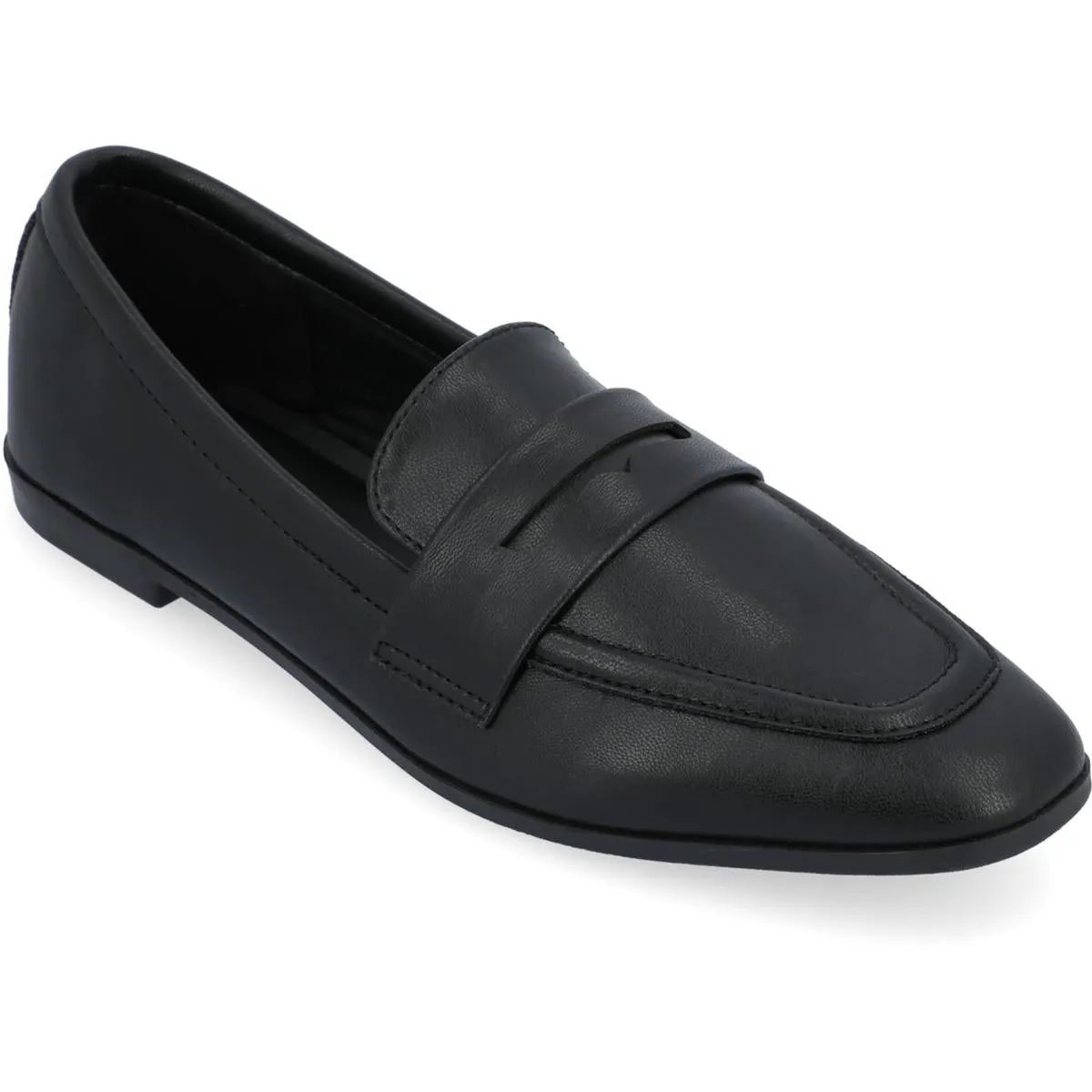 Journee Collection Womens Myeesha Faux Leather Loafers