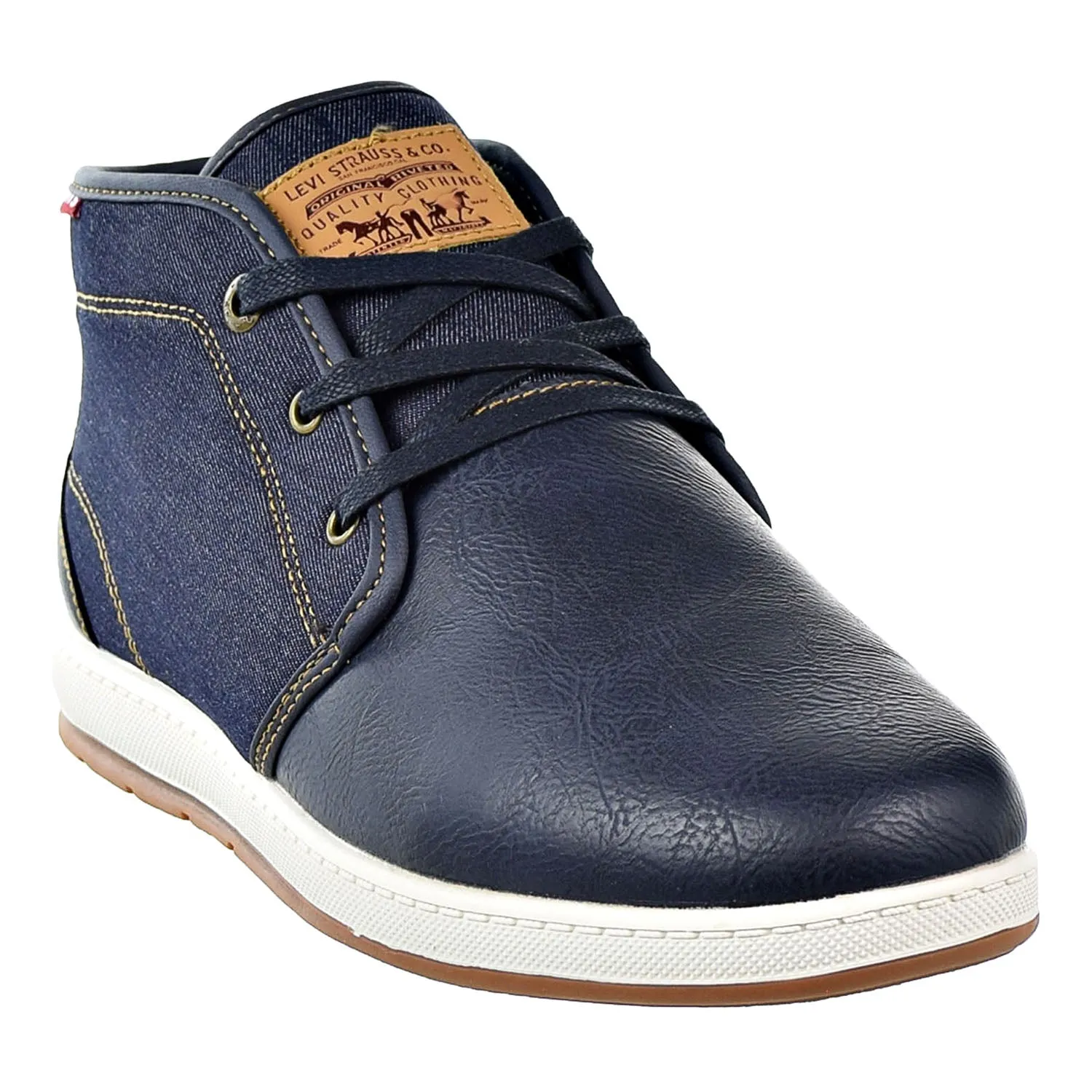 Levi's Ace Millstone Denim Mens Shoes Navy