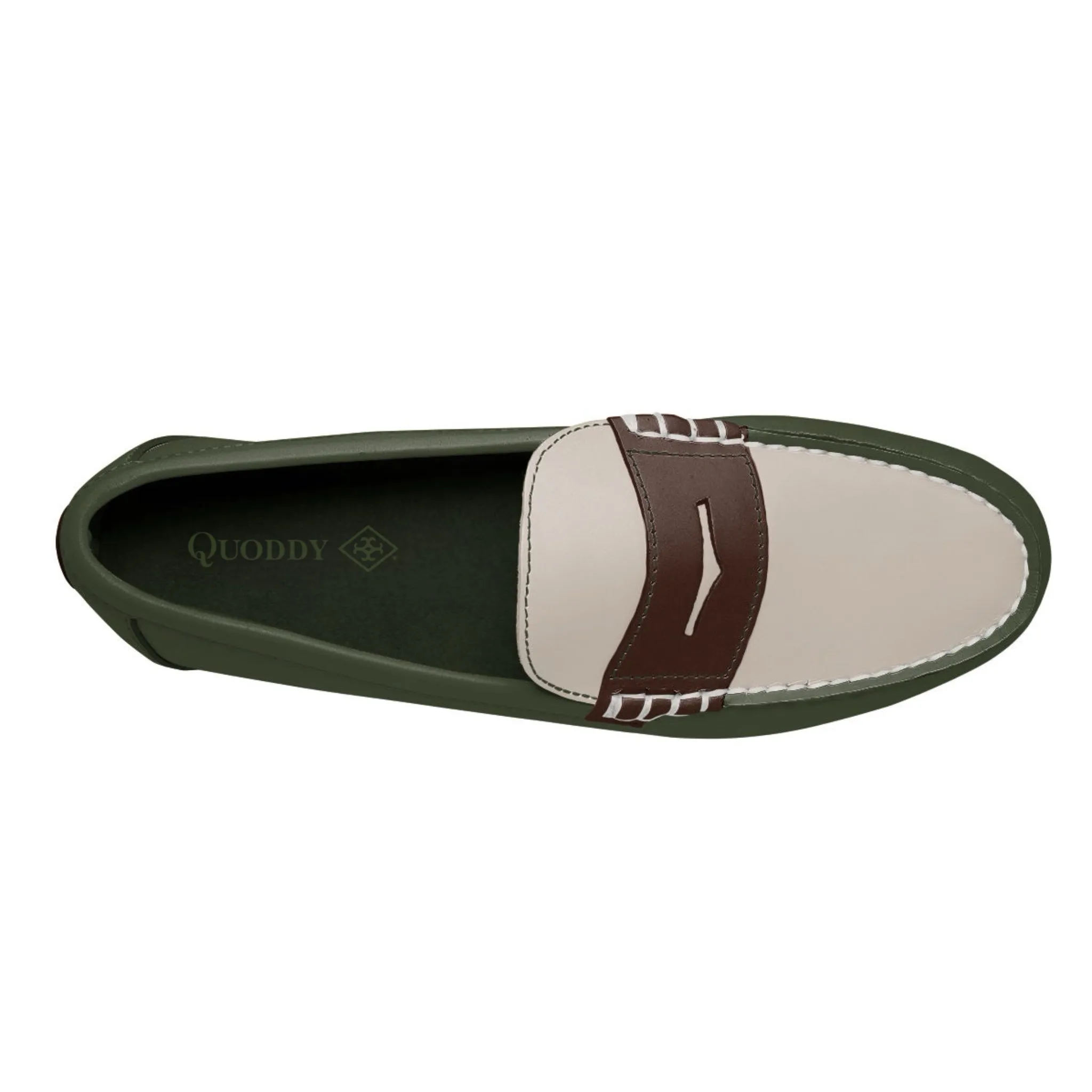 Men's Penny Loafer Classic LE: Green/Brown/Ivory
