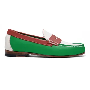 Men's Penny Loafer Classic LE: Neon Green/Zephyr/White