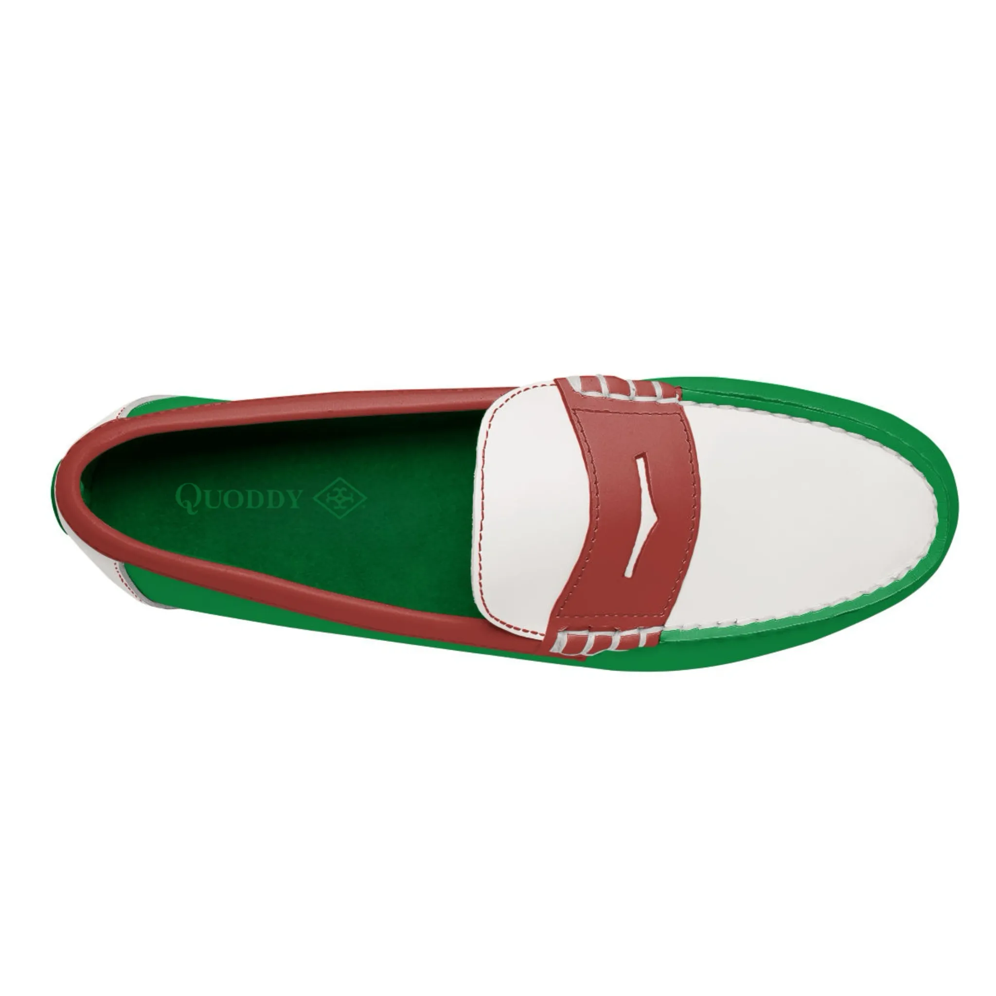 Men's Penny Loafer Classic LE: Neon Green/Zephyr/White
