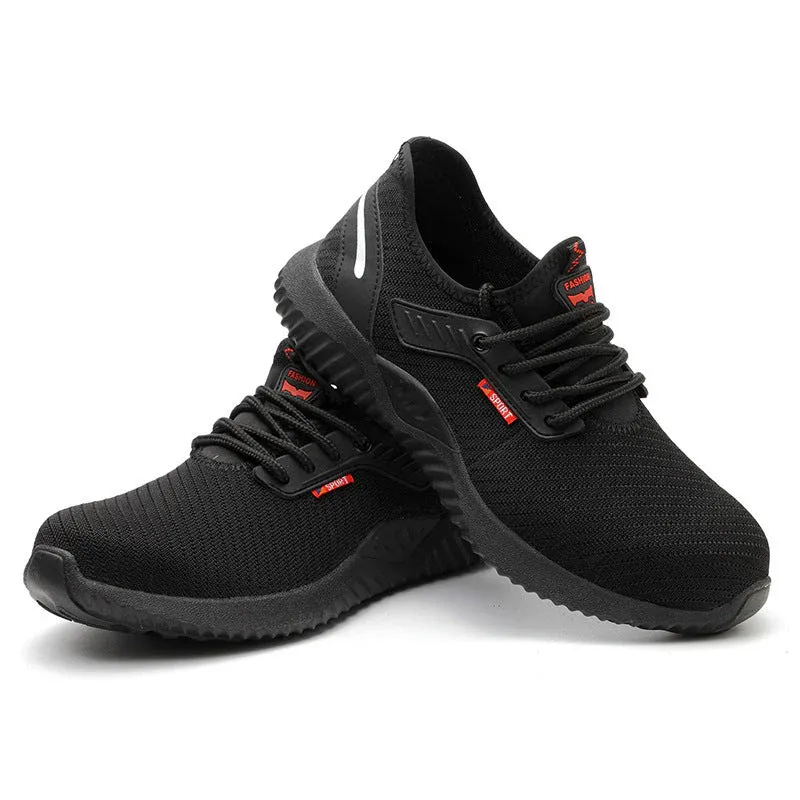 Nilsen Zwarte Sneakers - Lichtgewicht en Ademend Sportschoenen