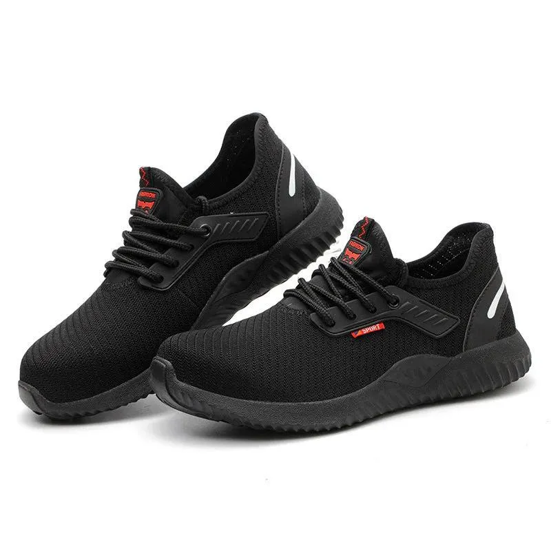 Nilsen Zwarte Sneakers - Lichtgewicht en Ademend Sportschoenen