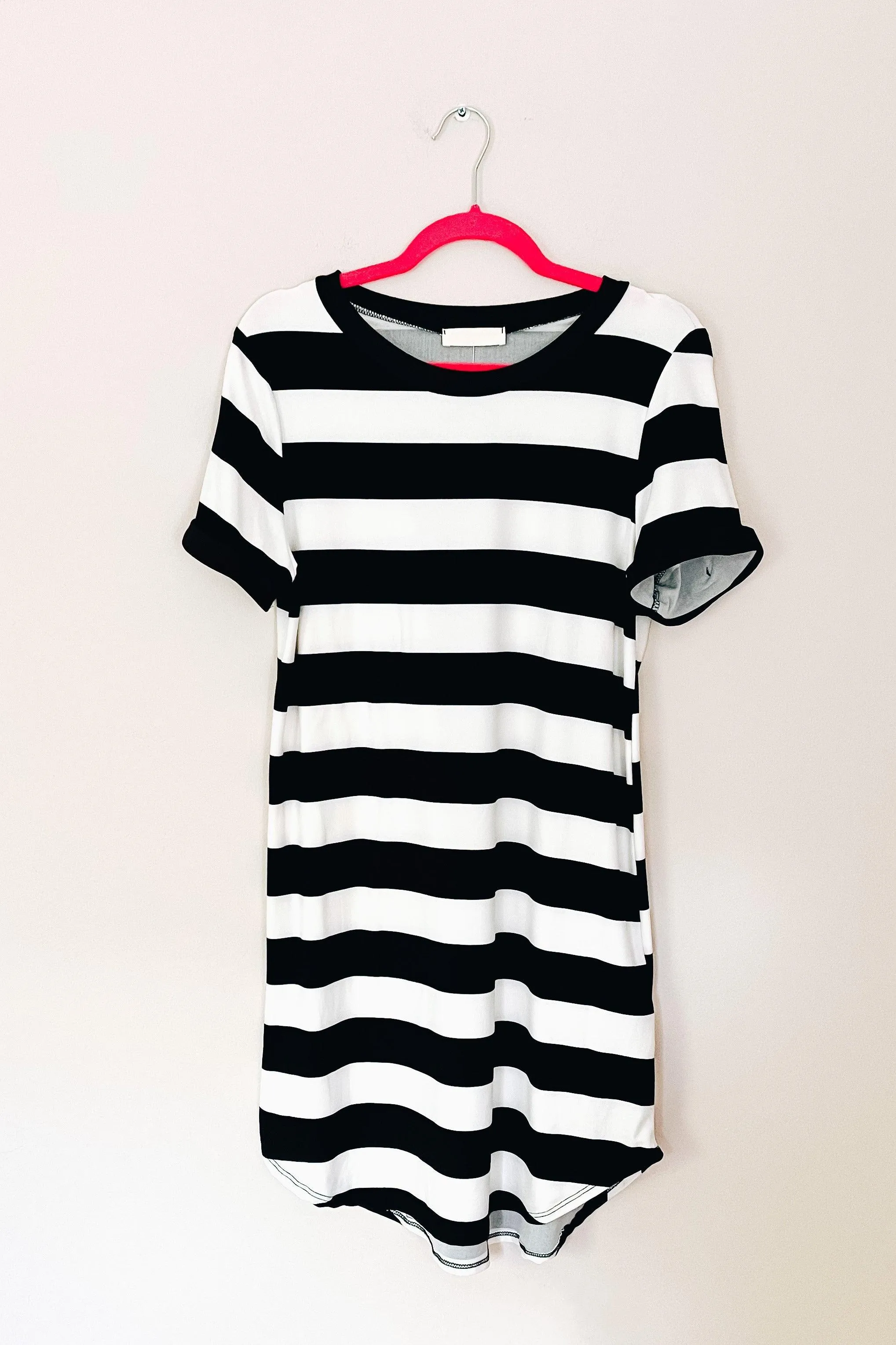 Oh Sheila Striped T Shirt Dress