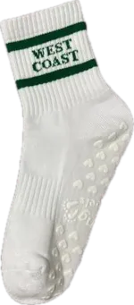 SINGER22 Exclusive Healing Heels East Coast West Coast Socks