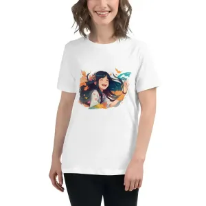 Smiling beauty women’s relaxed t-shirt