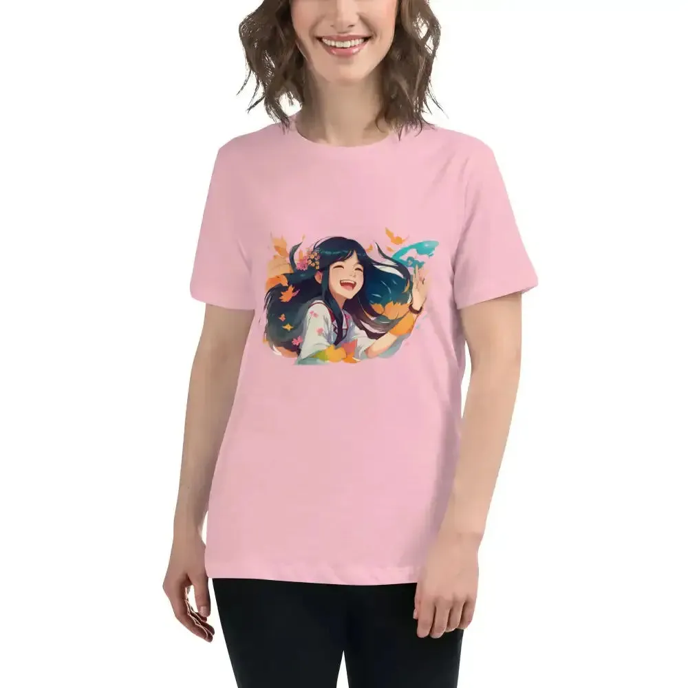 Smiling beauty women’s relaxed t-shirt