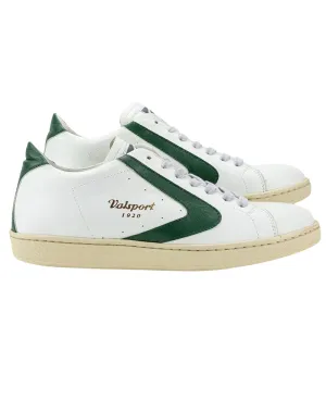 SNEAKERS UOMO IN PELLE "TOURNAMENT CLASSIC" BIANCO VERDE