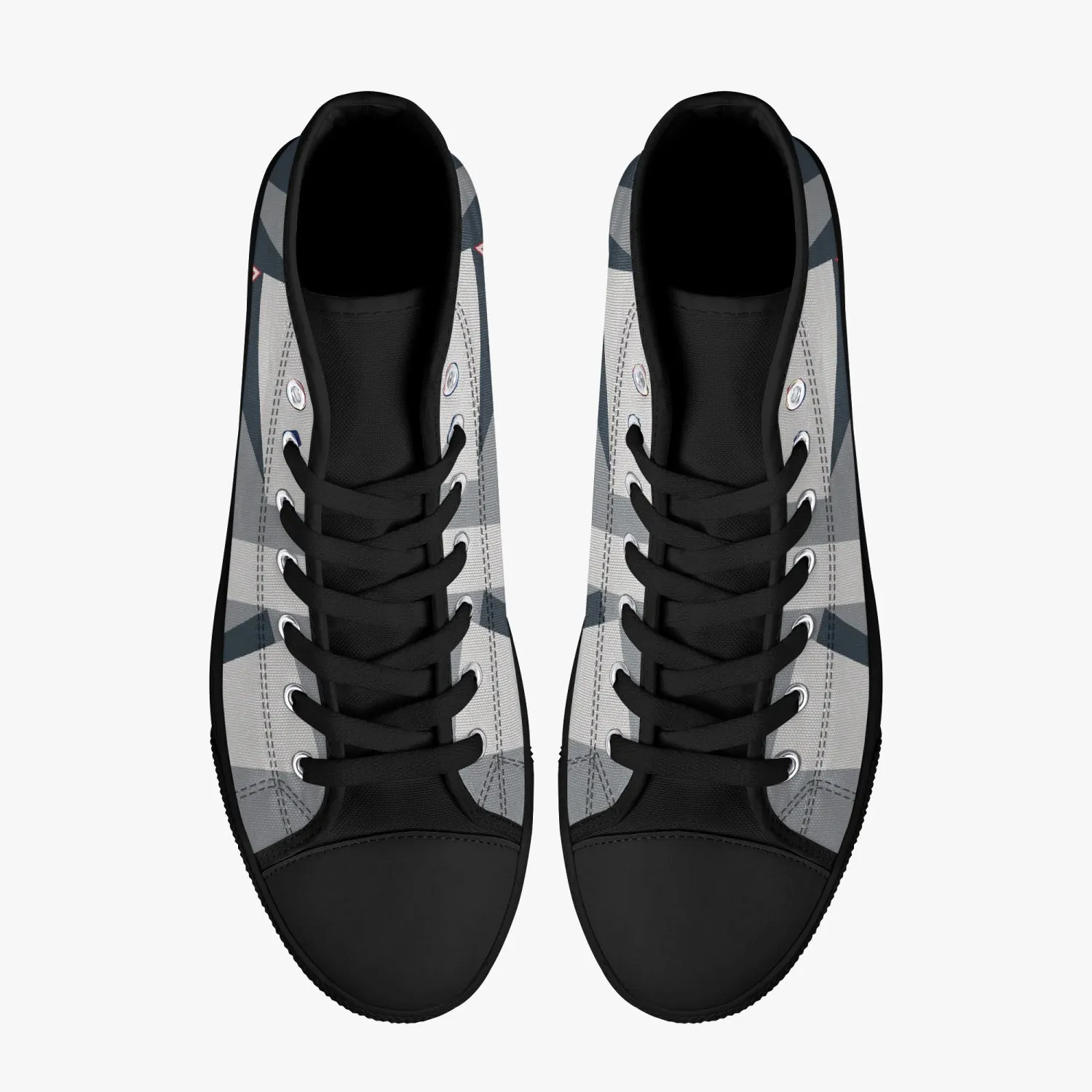 Su-35 Flanker-E "Arctic Splinter" High Top Canvas Shoes