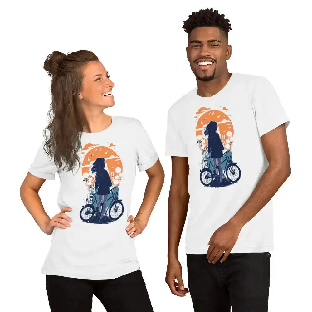 Sunset girl unisex t-shirt