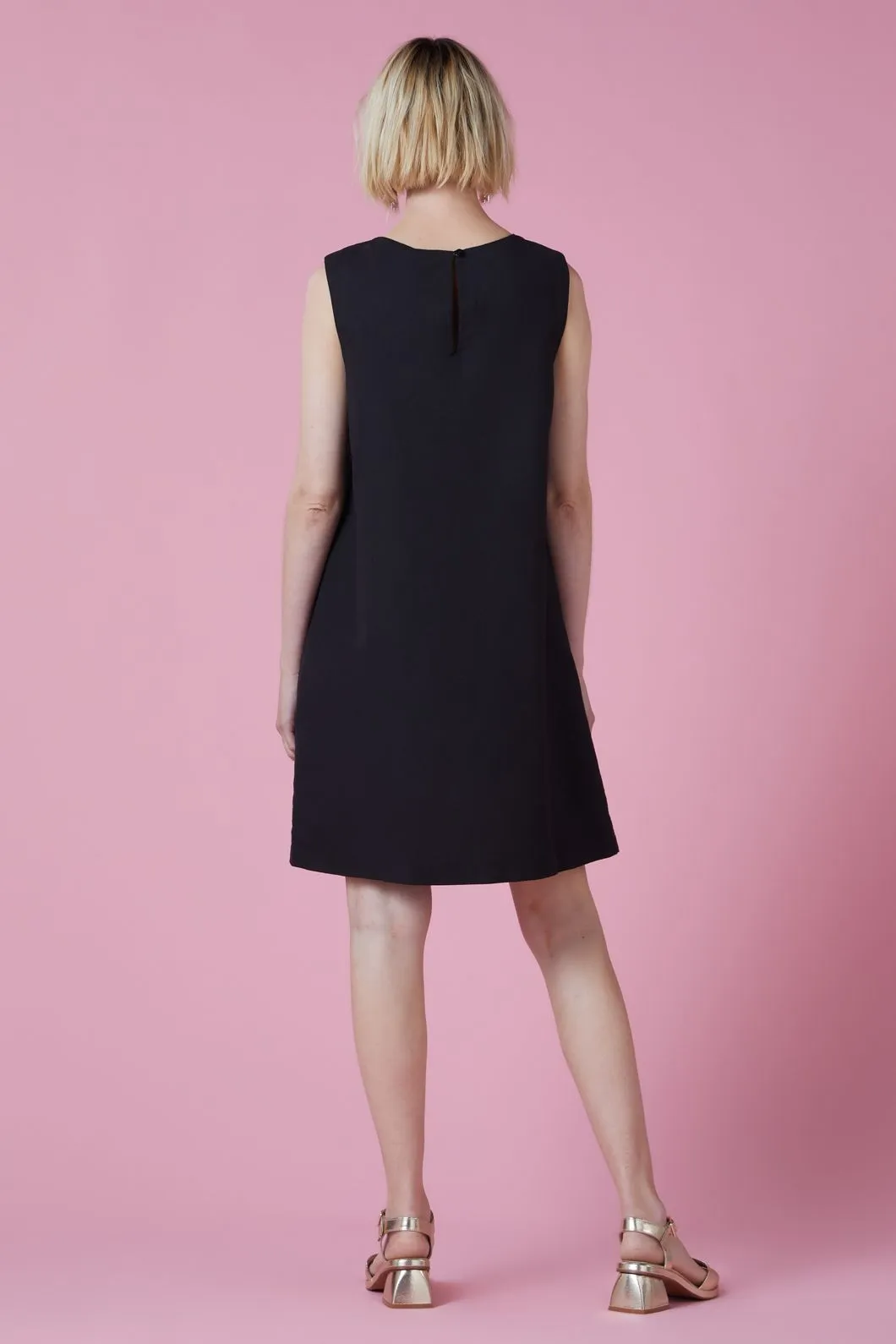The Birds Emb Shift Dress