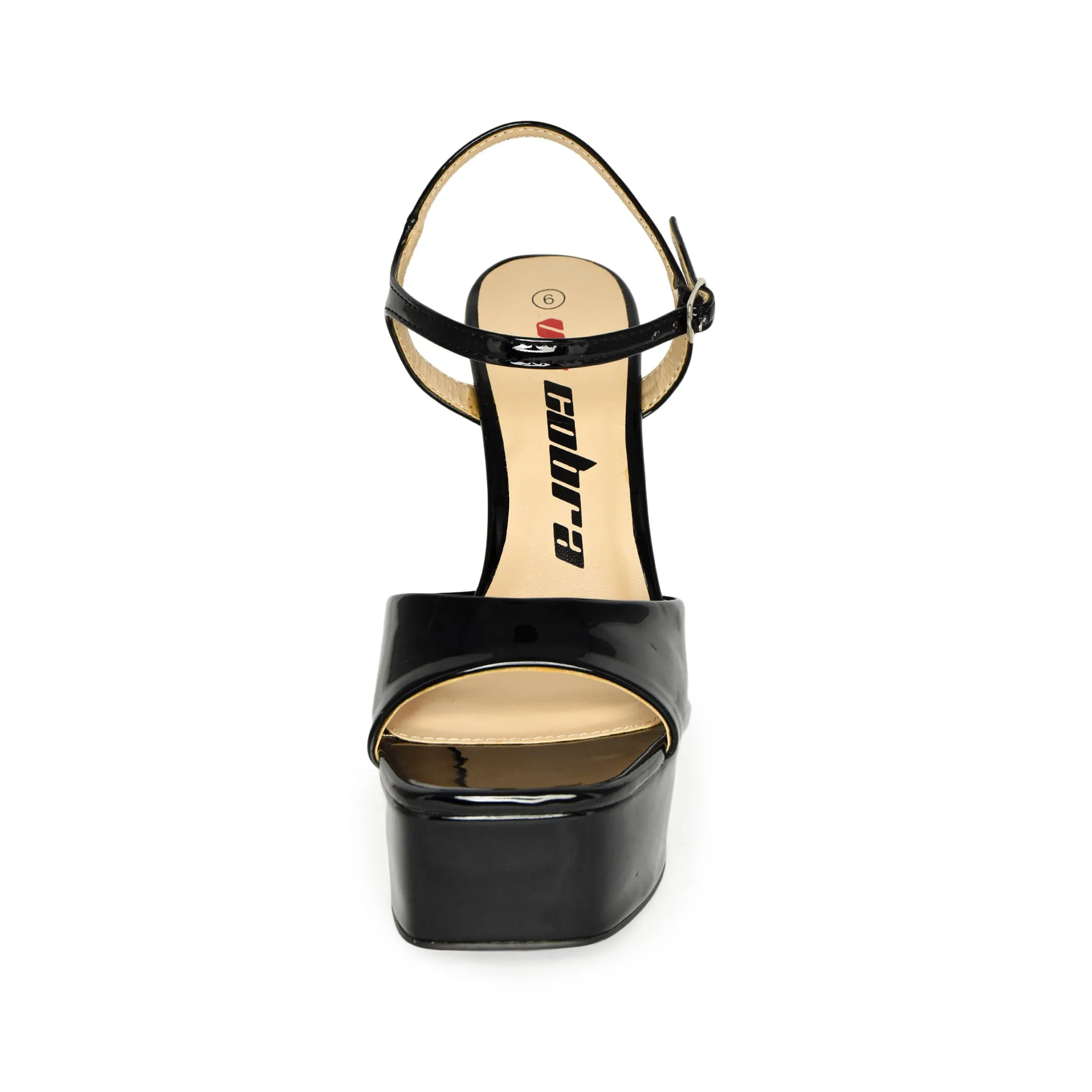 VA COBRA ENVY-05 Patent Square Toe Structural Platform Heels