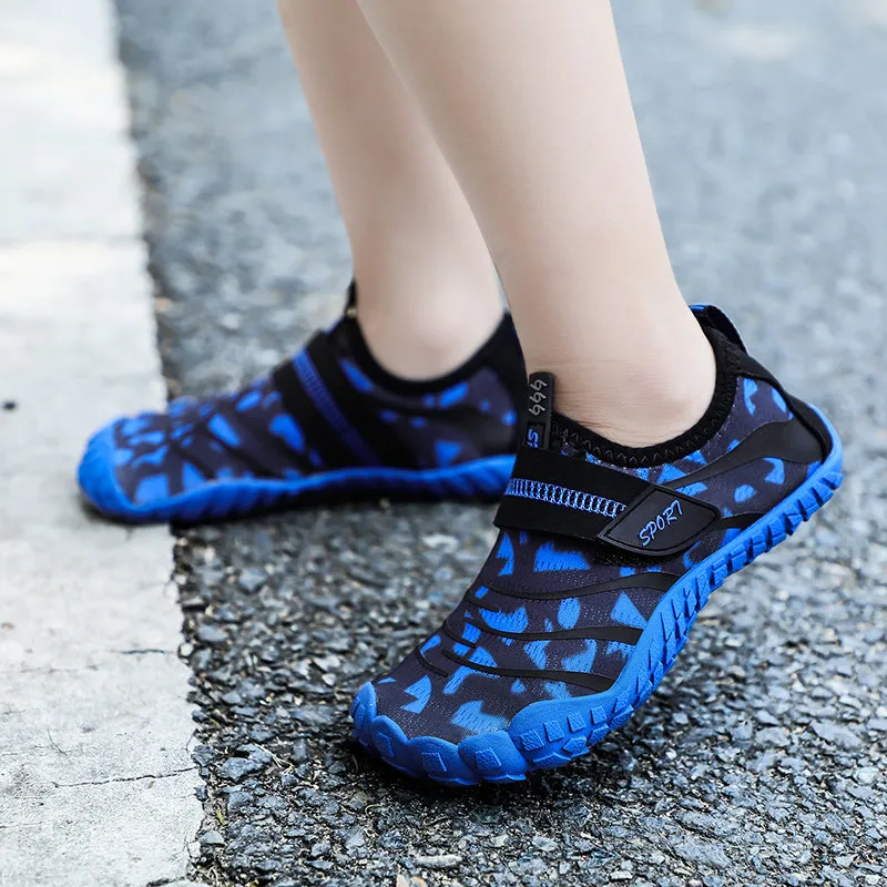 Water Shoes for Kids (Pattern Printed) - Barefoot Non-slip Aqua Sports Quick Dry Shoes